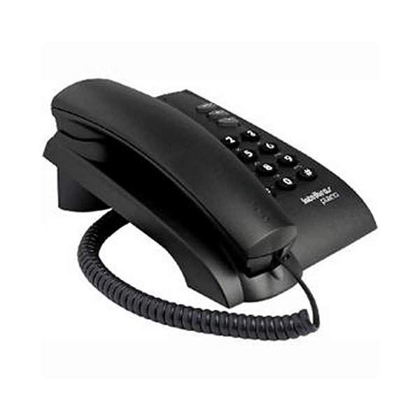 Telefone Intelbras Pleno Com Fio Preto