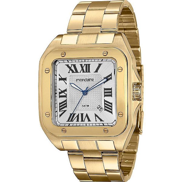 Relógio Masculino Mondaine Analógico Clássico 78624GPMVDA2 - Dourado
