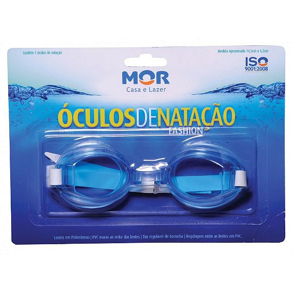 Óculos De Natação Fashion Mor - Azul - 001896
