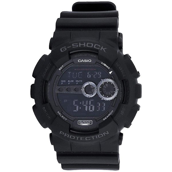 Relógio Casio Unissex Preto G-Shock GD100-1BDR