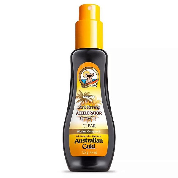 Australian Gold Dark Taning Accelerator Spray Gel Clear 125g