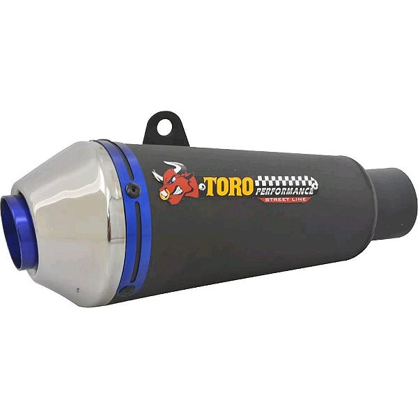 Escape Toro CB 300R Cromado/Azul 0032