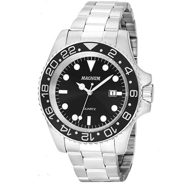 Relógio Masculino Magnum MA32934T Prata