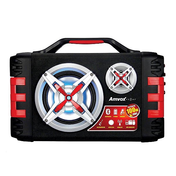 Caixa Amplificada Amvox 100W Aca 150 Preta - Bivolt