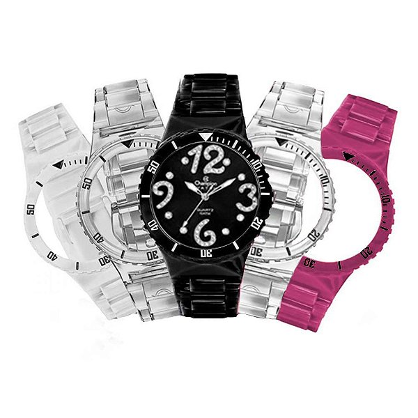 Relógio Feminino Champion Troca Pulseiras Cp30182d / 00169