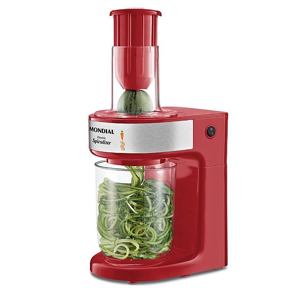 Cortador de Legumes Mondial Spiralizer CS-02 Vermelho - 127V