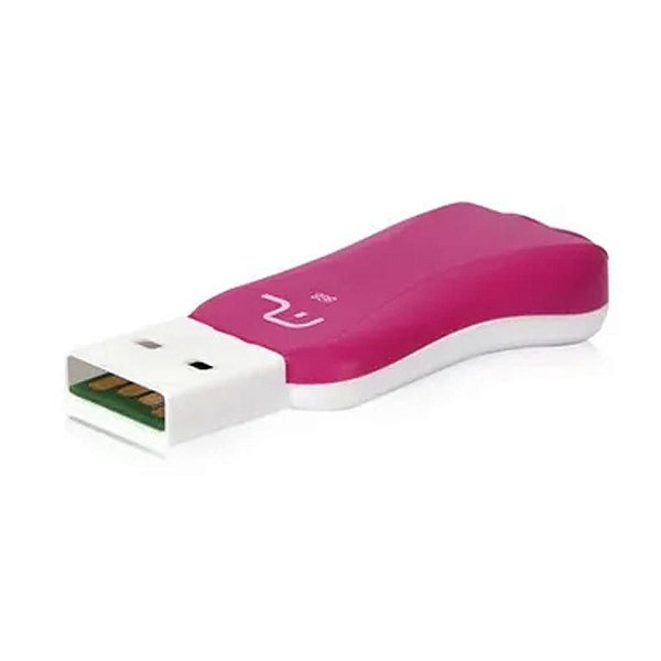 Pendrive Multilaser Titan 8GB PD701 - Rosa/Branco