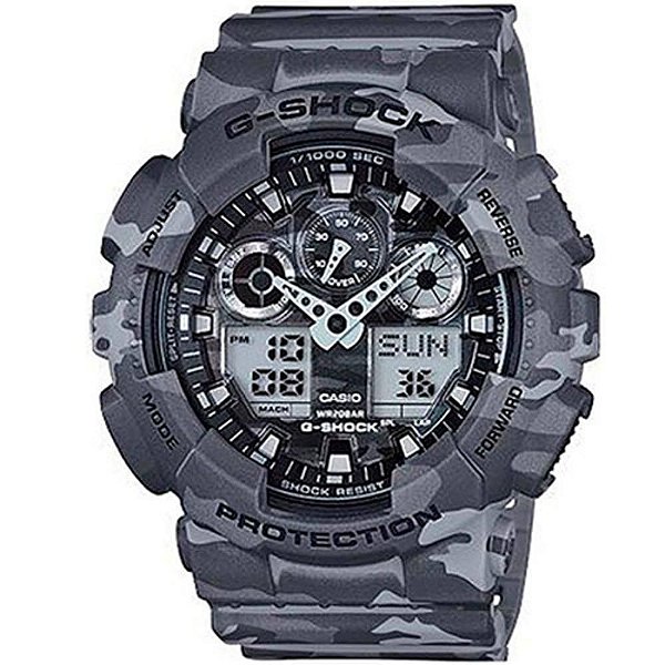 Relógio Masculino Casio G-shock GA-100CM-8ADR - Camuflado