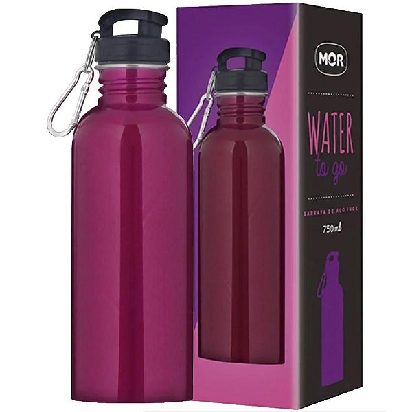 Garrafa Inox Mor Water To Go 750ml Pink - 8057