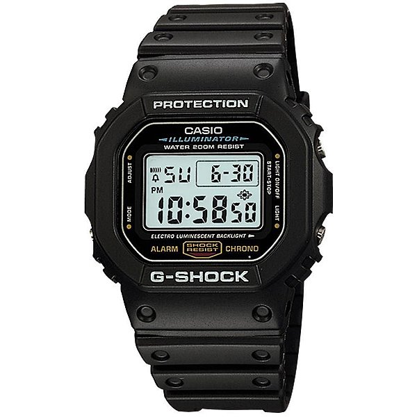Relógio Masculino Casio G-Shock Digital DW-5600E-1VDF Preto