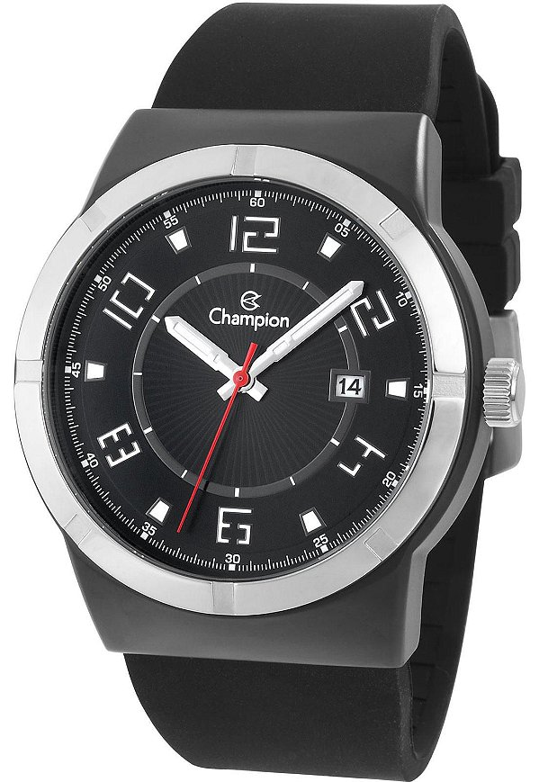 Relógio Masculino Champion Esportivo CA31597P - Prata/Preto