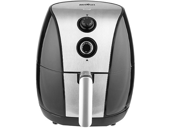 Fritadeira Air Fryer Britânia 3,2L BFR02PI Preta/Cinza 127V