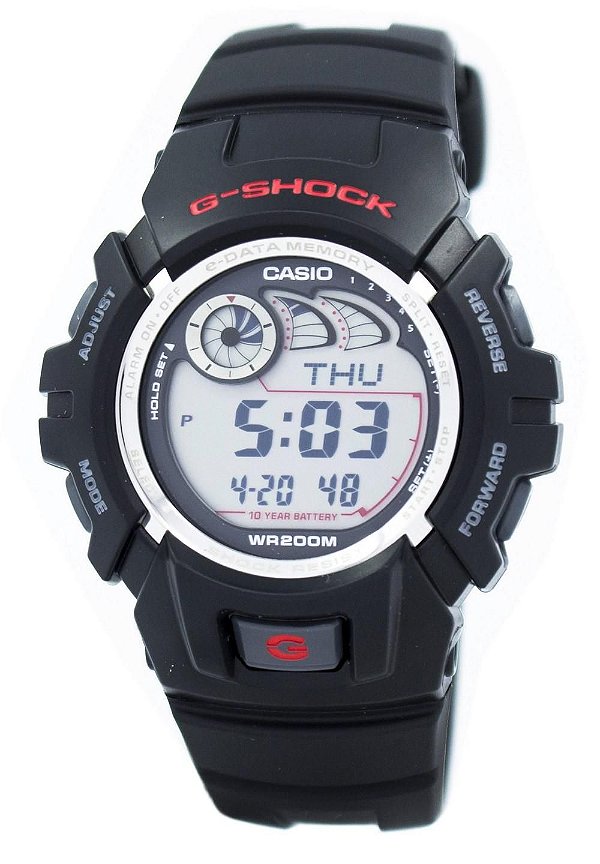Relógio Unisex Casio G-Shock Digital G-2900F-1VDR - Preto