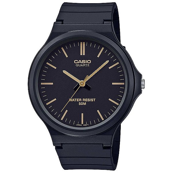 Relógio Masculino Casio Analógico MW-240-1E2VDF - Preto