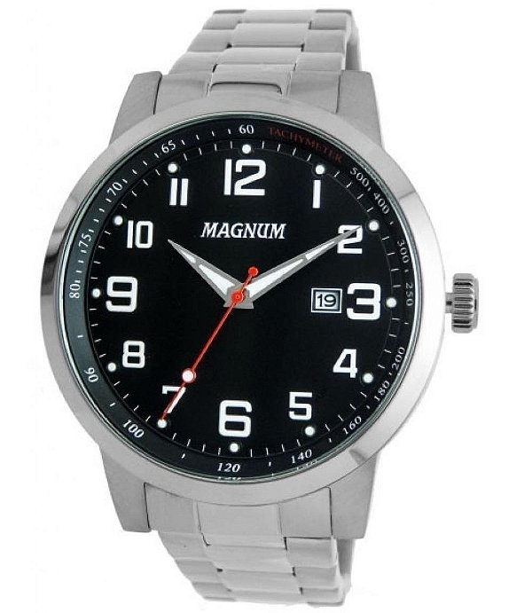 Relógio Masculino Magnum Analógico MA32925T - Prata