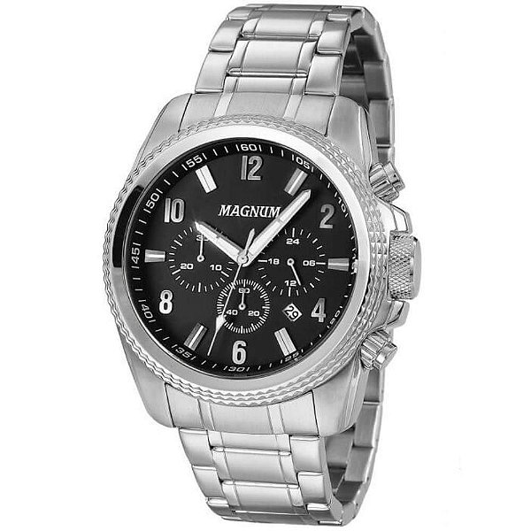 Relógio Masculino Magnum Analógico MA34076T - Prata