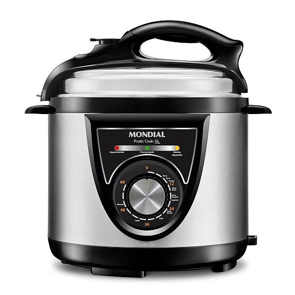 Panela de Pressão Elétrica Mondial Pratic Cook 5L PE-34 220V