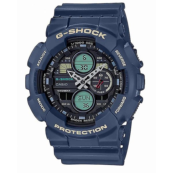 Relógio Masculino Casio G-Shock GA-140-2ADR - Azul