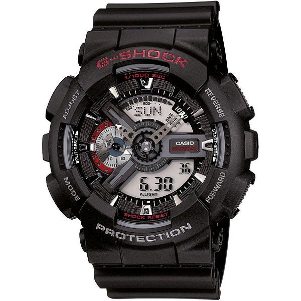 Relógio Masculino Casio G-Shock GA-110-1ADR - Preto