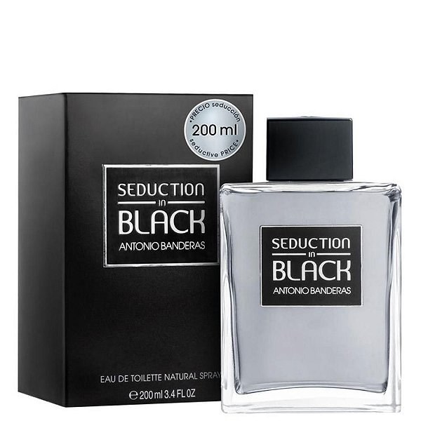 Perfume Masculino Antonio Banderas Black For Men EDT - 200ml