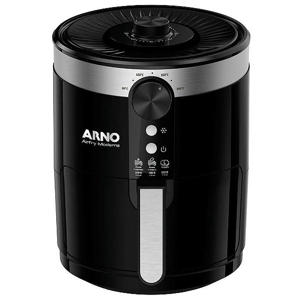 Fritadeira Air Fryer Arno 3,5 Litros PFRY Preta - 127V