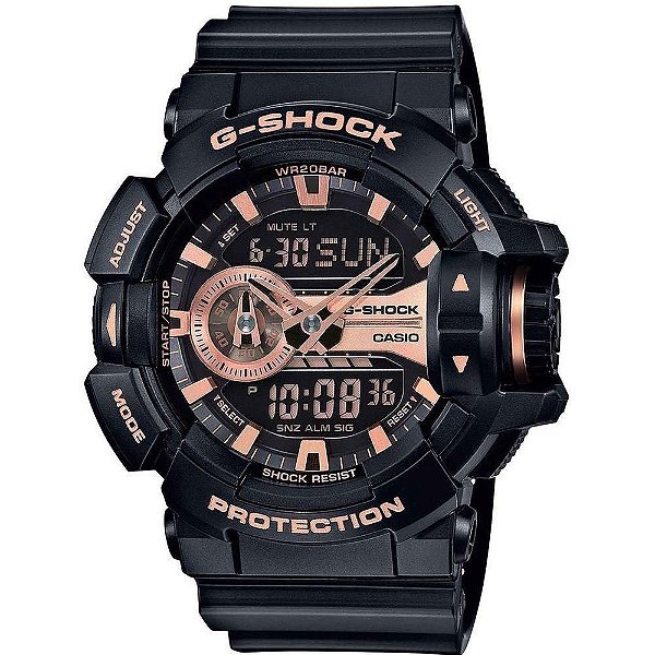 Relógio Masculino Casio G-Shock GA-400GB-1A4DR - Preto