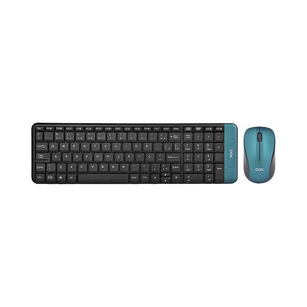 Kit Teclado + Mouse Blend sem fio TM-404 OEX - Verde