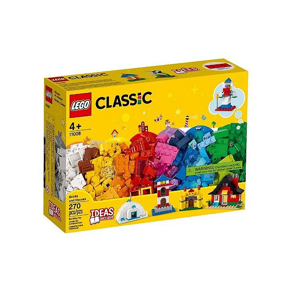 LEGO Classic - Blocos e Casas 270 Peças - Ref.11008