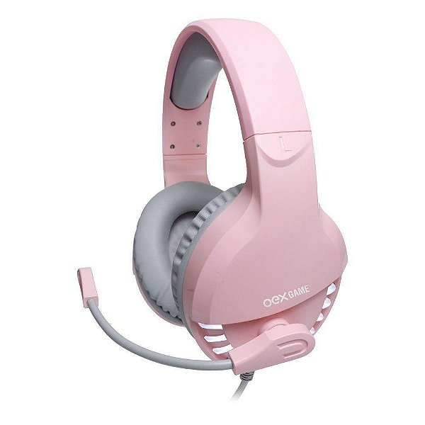 Headset Gamer OEX Pink Fox HS414 - Rosa