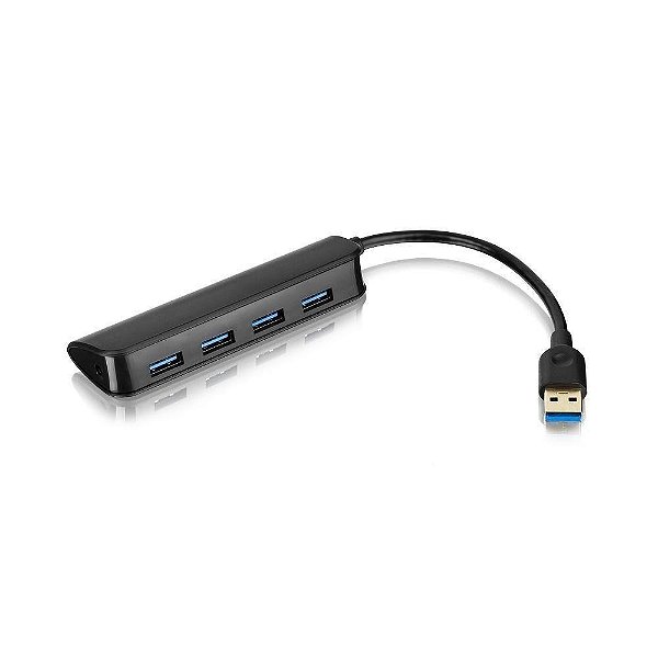Hub 4 Portas USB 3.0 Multilaser AC289 - Preto