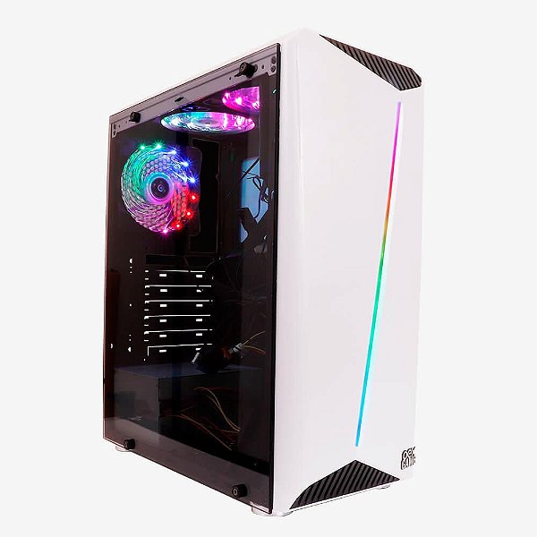 Gabinete ATX Gamer OEX Shelter GH-200 - Branco