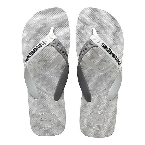 Chinelo Havaianas Casual Branco/Cinza - 39/40