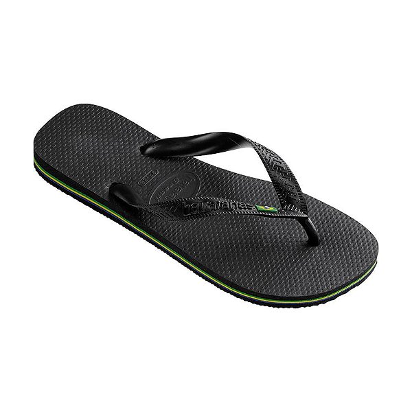 Chinelo Havaianas Brasil Preto - 37/38