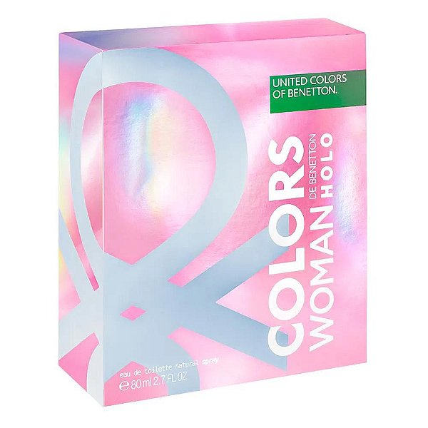 Perfume Feminino Benetton Colors Woman Holo EDT - 80ml