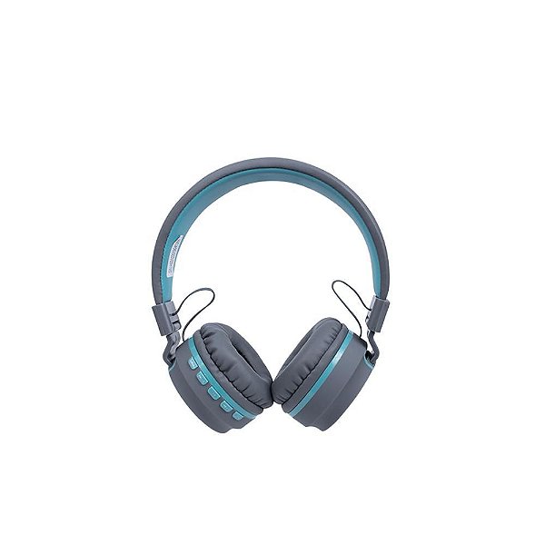 Headset OEX Candy HS310 Bluetooth - Azul/Cinza