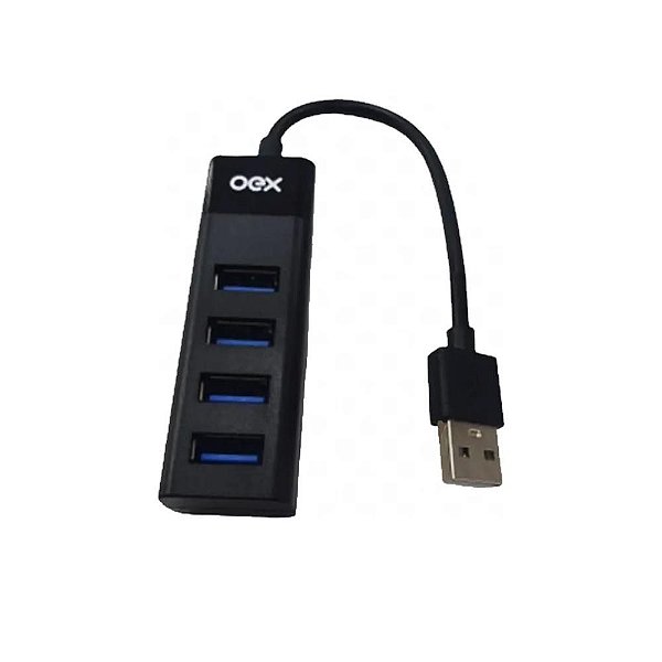 HUB USB 2.0 OEX HB102 In-Line - 4 Portas