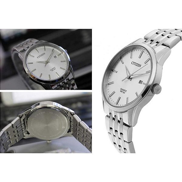 Relógio Masculino Citizen Analógico TZ20948Q - Prata