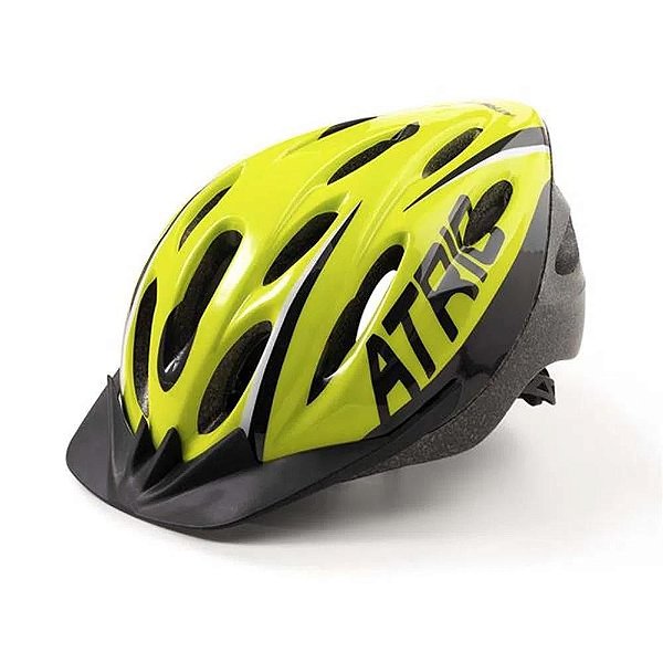 Capacete MTB 2.0 Atrio Com Led BI169 Neon e Preto - G