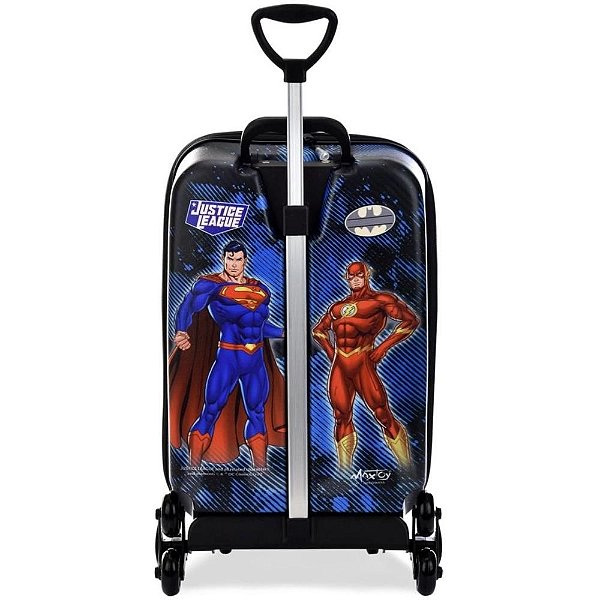 Mochila Escolar de Carrinho 3D Maxtoy Liga da Justiça Batman