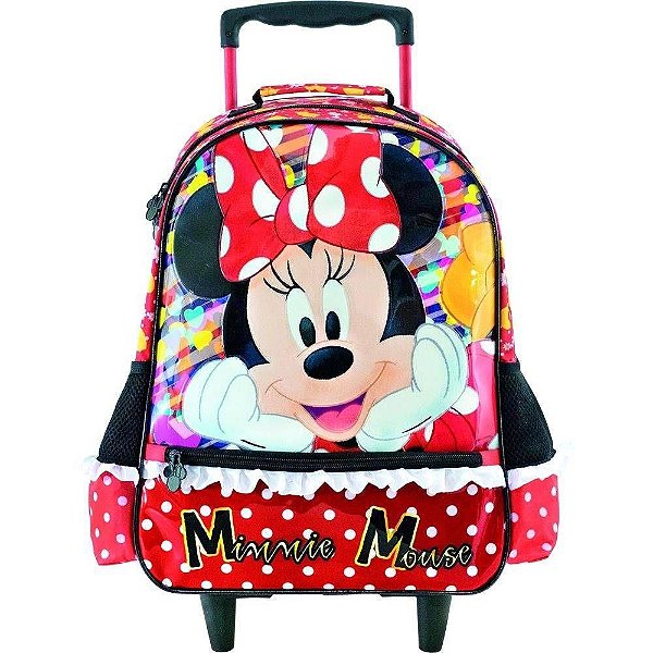 Mochila Escolar de Carrinho Xeryus Its All About Minnie Mouse