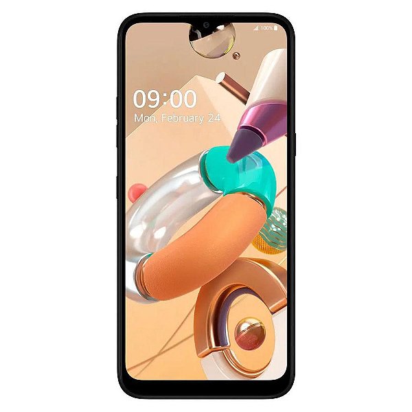 Smartphone LG K41S 3GB/32GB 6.5p LM-K410BMW - Preto