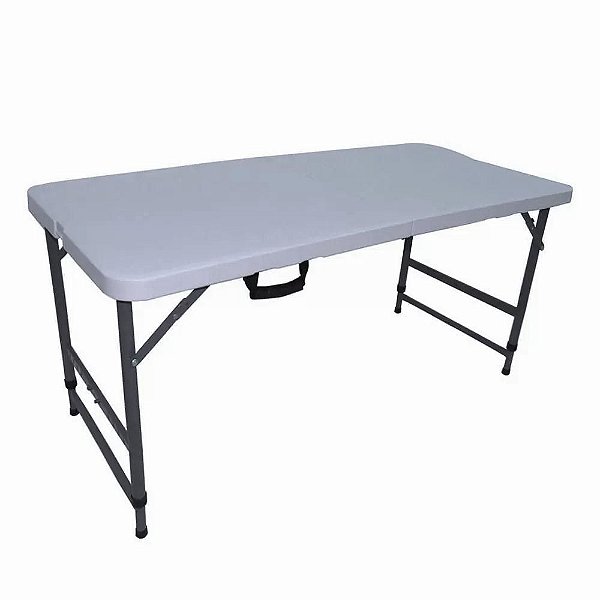 Mesa de Camping Dobrável Importway 183x76cm - IWMCD-18376