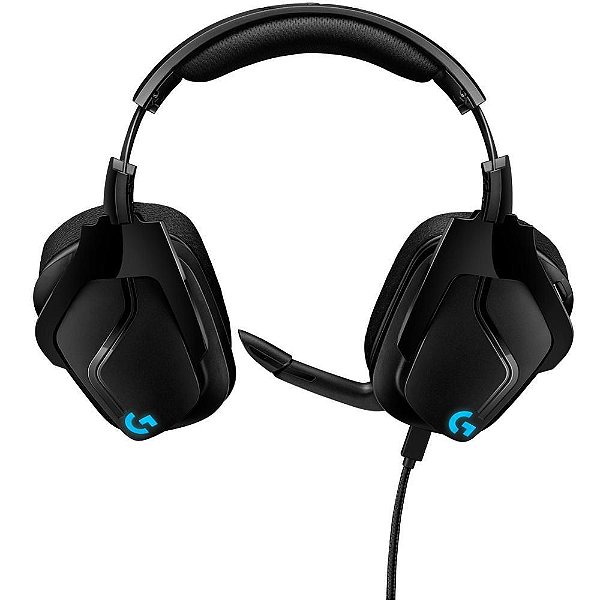 Headset Gamer Logitech 7.1 G635 RGB - Preto