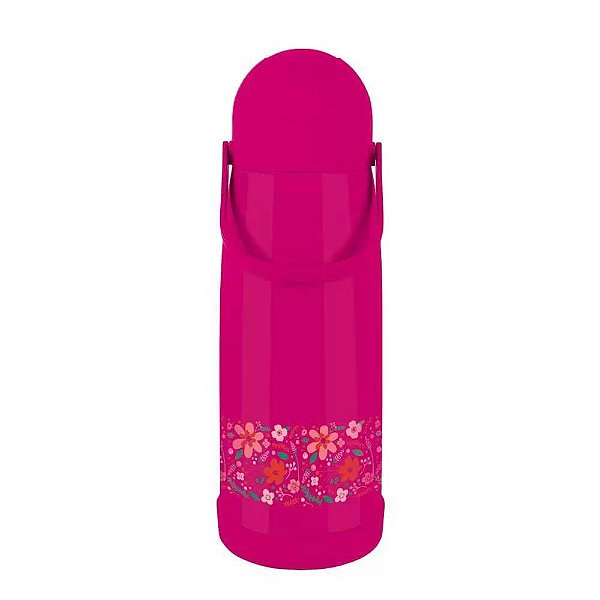 Garrafa Mor Nobile Decorada 1,9L Embalagem Presente Rosa