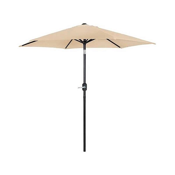 Ombrelone Central Mor Aluminio com Manivela 2,4m - Bege