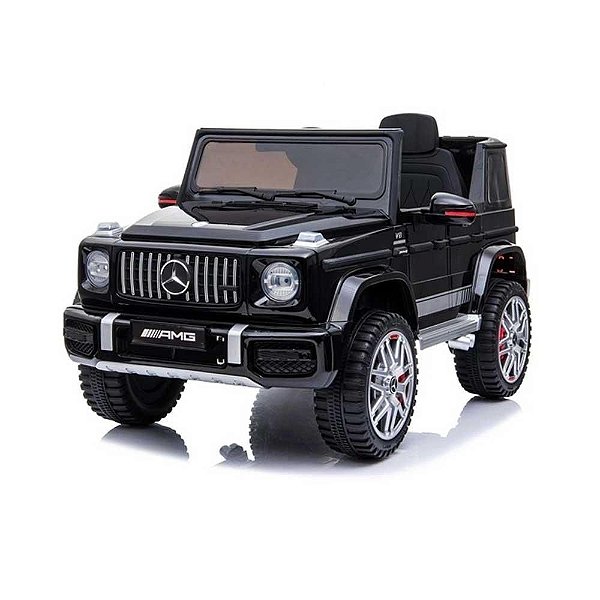 Mini Carro Elétrico 12v Mercedes Amg G63 Preto BW124PT