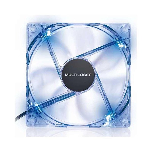 Cooler Fan Multilaser 12x12 Cm C/ Led Azul - Ga135