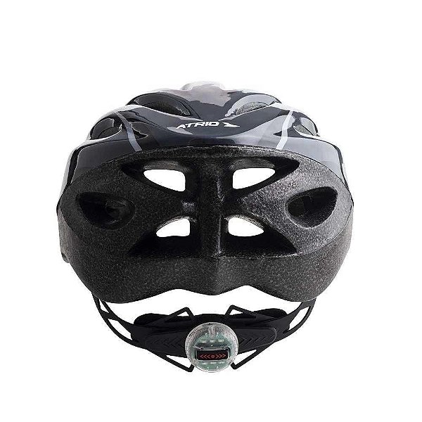 Capacete de Ciclismo Atrio MTB 2.0 Com Led BI171 Tam.G Cinza