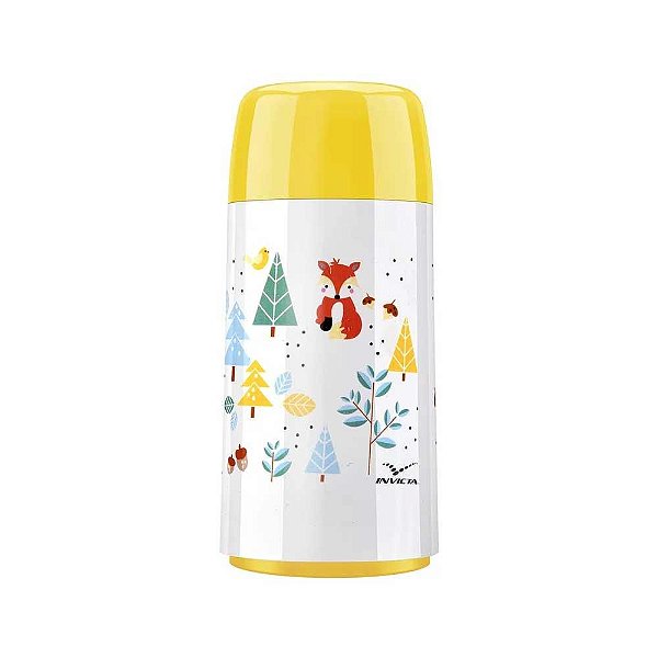 Garrafa Térmica Infantil Invicta Firenze 250ml - Amarelo
