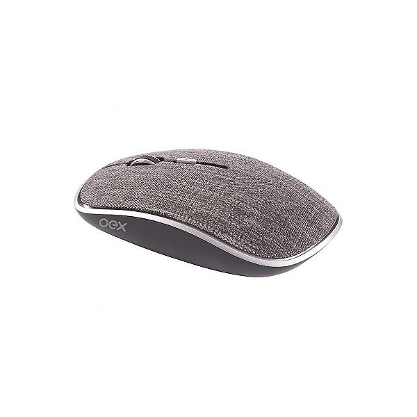 Mouse sem Fio OEX Twill MS-600 - Cinza
